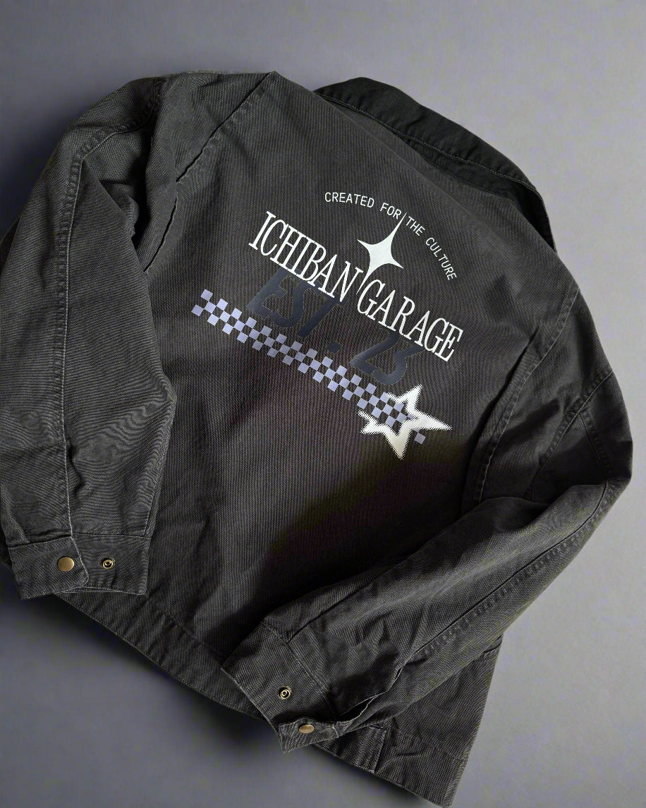 Ichiban Garage Jacket - Black / Grey