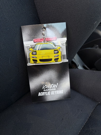 RX7 Car Keychain