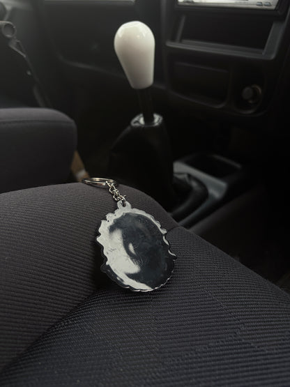 Ichiban Lucky Logo Keychain Black