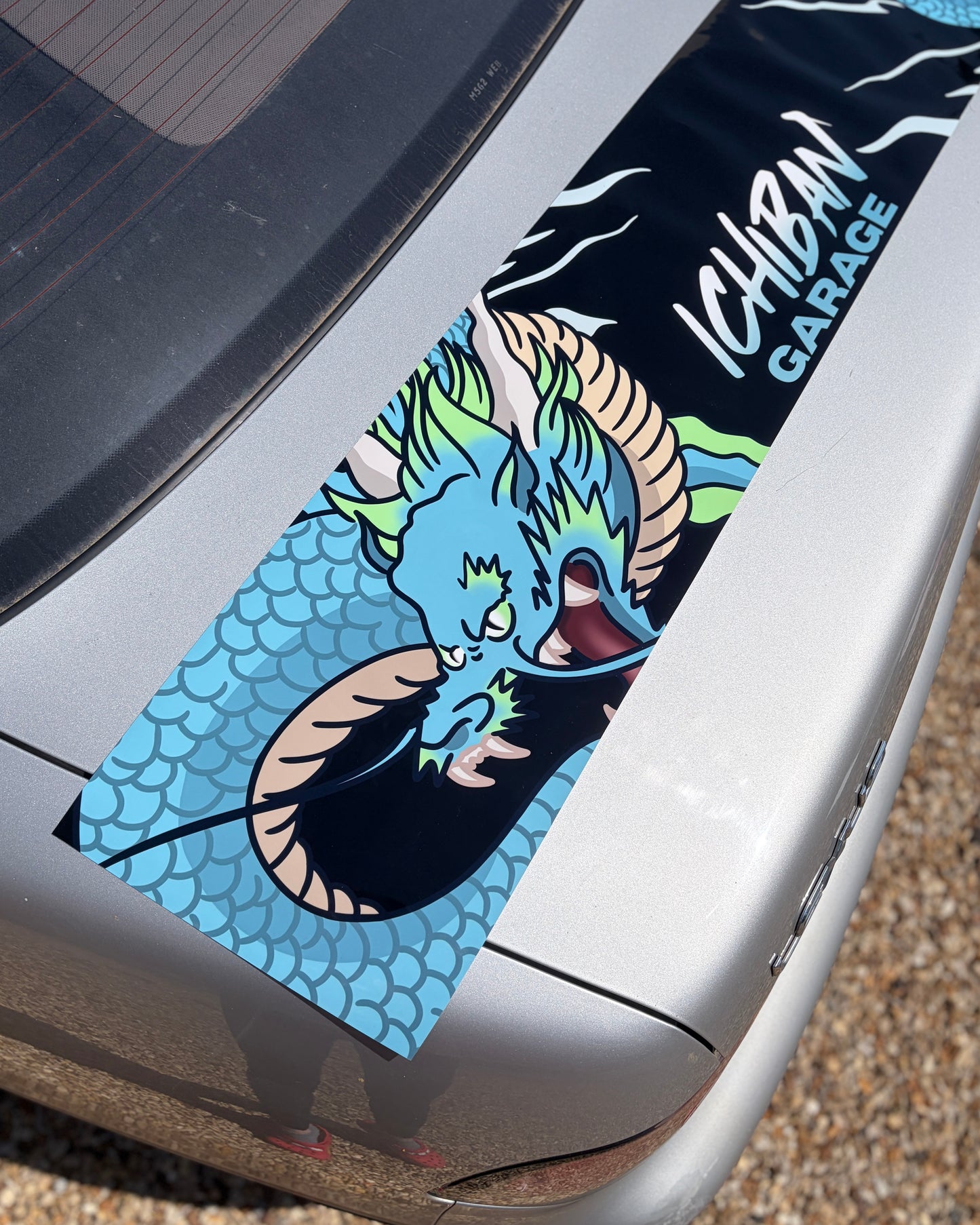 Gloss Graphic Sunstrip - Water Dragon