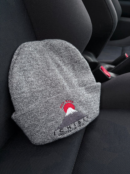 Mount Fuji Embroidered Beanie