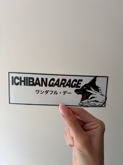 Divine Dog Slap Sticker