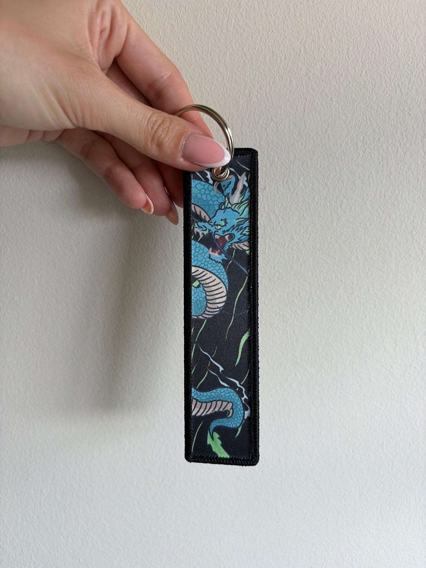 Water Dragon Jet Tag Keychain