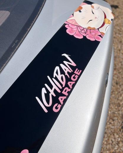 Gloss Graphic Sunstrip - Sakura Cat