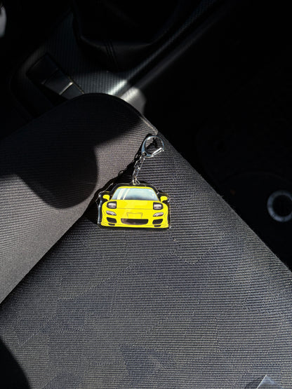 RX7 Car Keychain