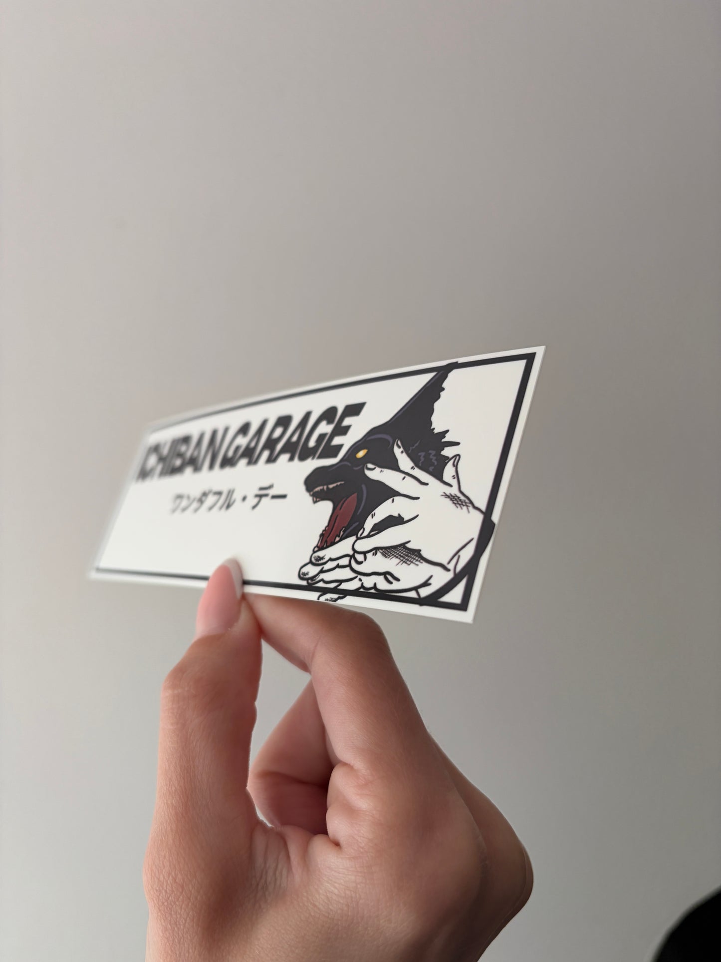 Divine Dog Slap Sticker