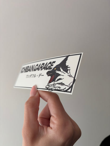 Divine Dog Slap Sticker