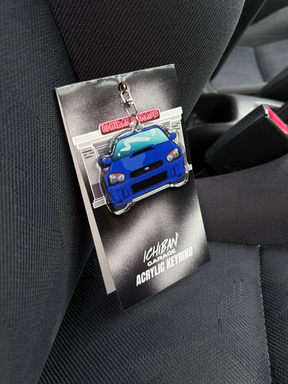 Impreza WRX Car Keychain