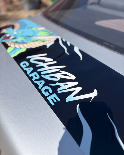 Gloss Graphic Sunstrip - Water Dragon