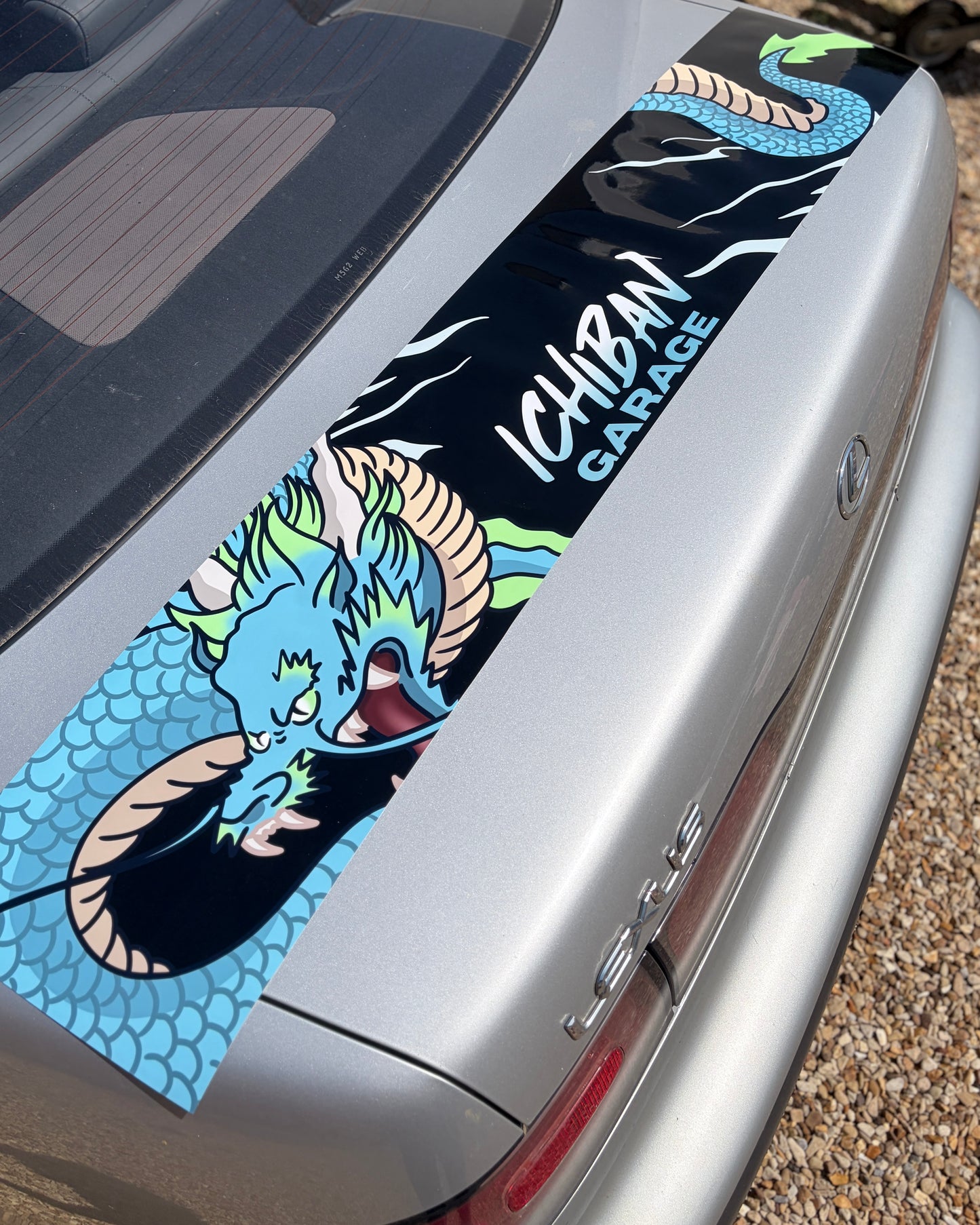 Gloss Graphic Sunstrip - Water Dragon