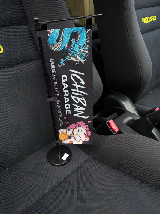 Ichiban Mascot Desk Flag
