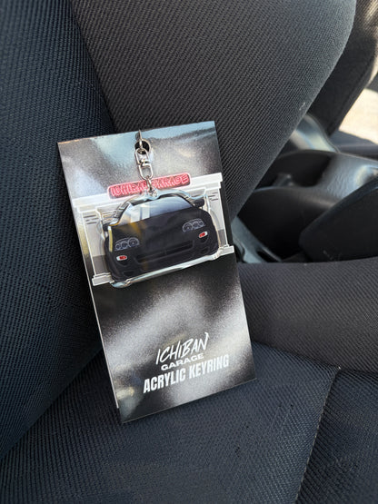 Supra Black Keychain