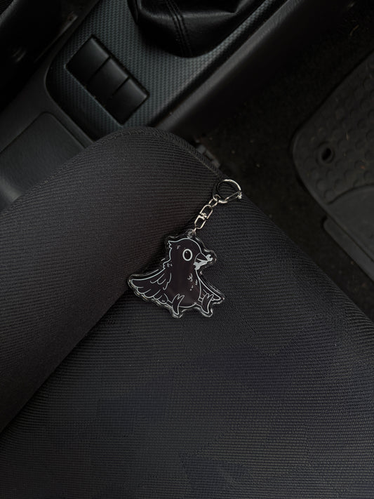 Crow & Spanner Keychain