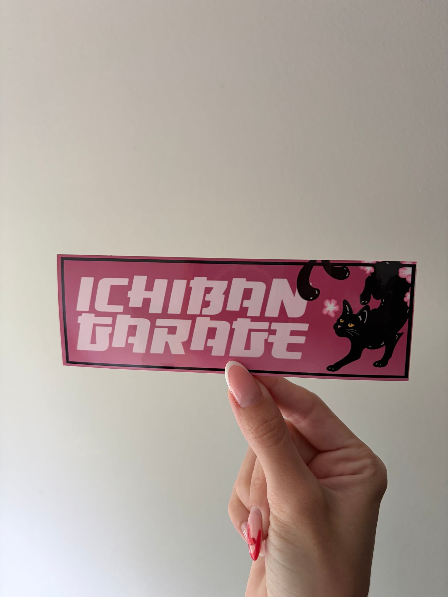 Sakura Bakeneko Kitty Slap Sticker