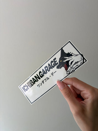 Divine Dog Slap Sticker