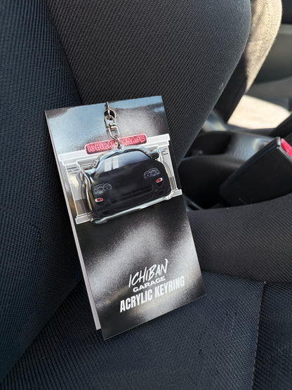 Supra Black Keychain