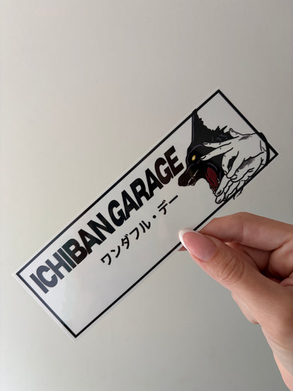 Divine Dog Slap Sticker