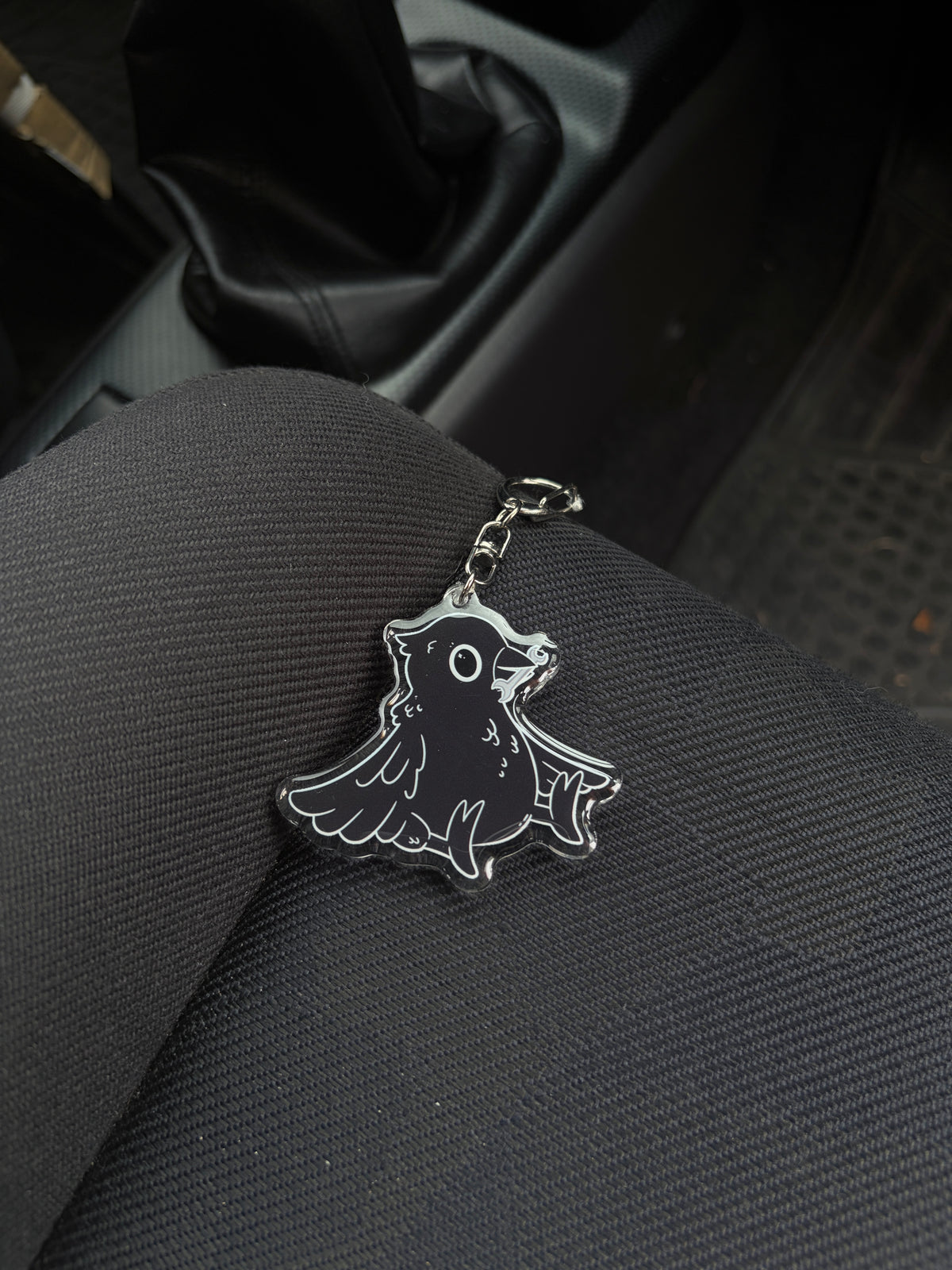 Crow & Spanner Keychain