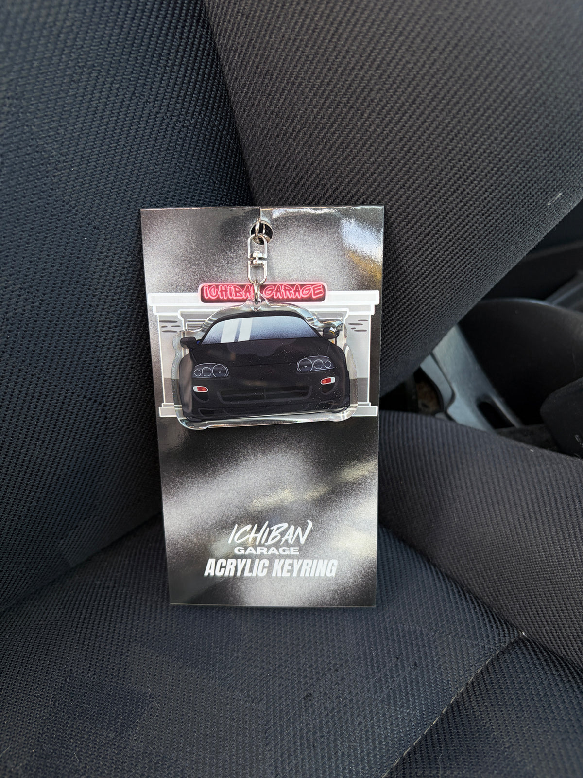Supra Black Keychain