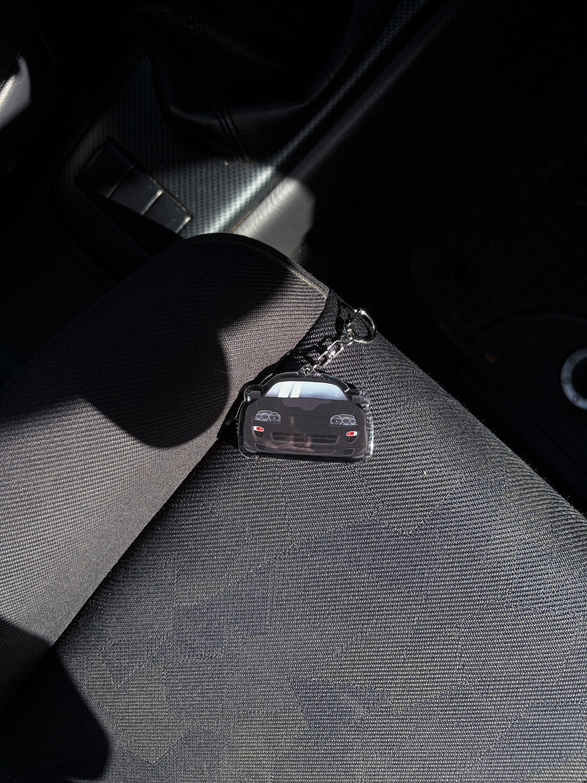 Supra Black Keychain
