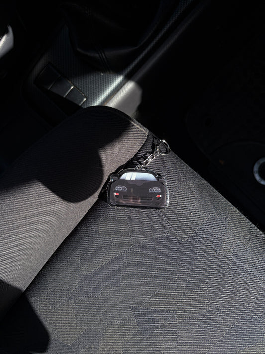 Supra Black Keychain
