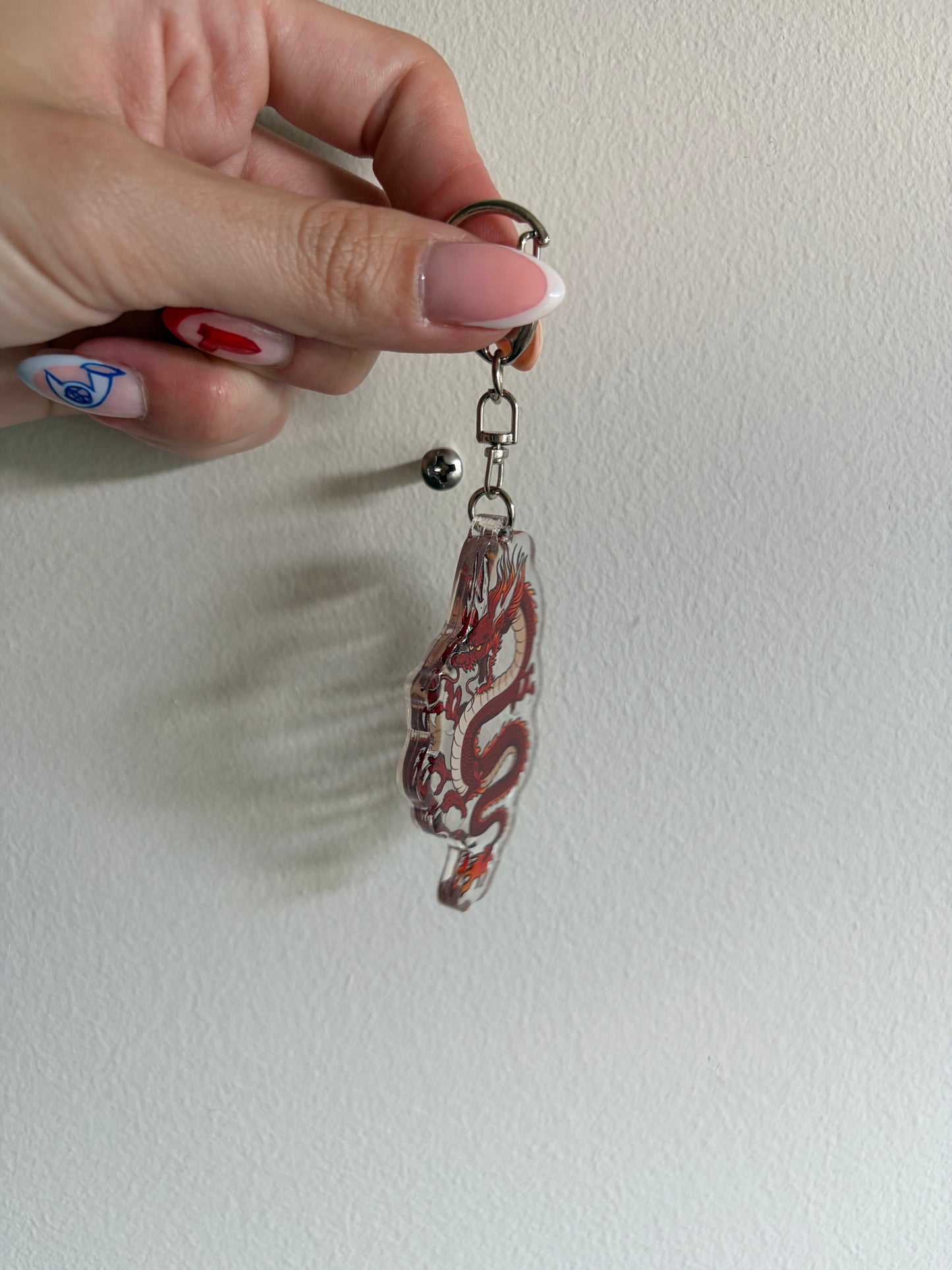 Fire Dragon Keychain
