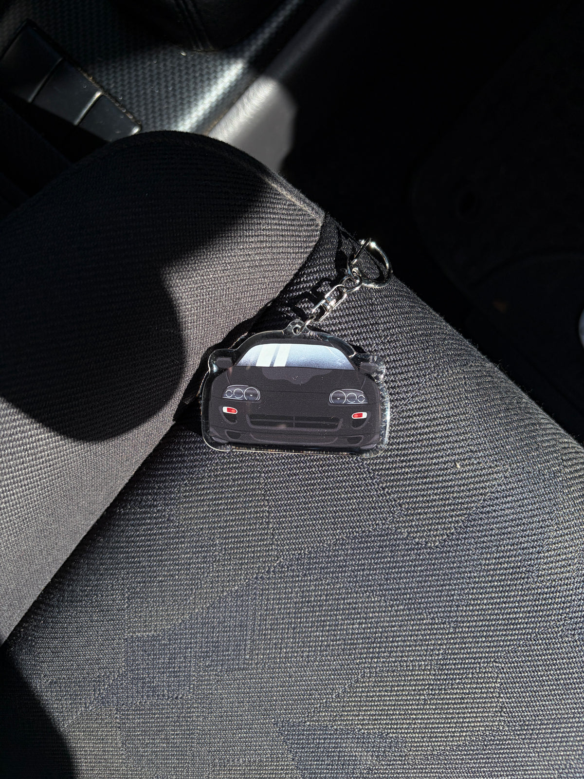 Supra Black Keychain