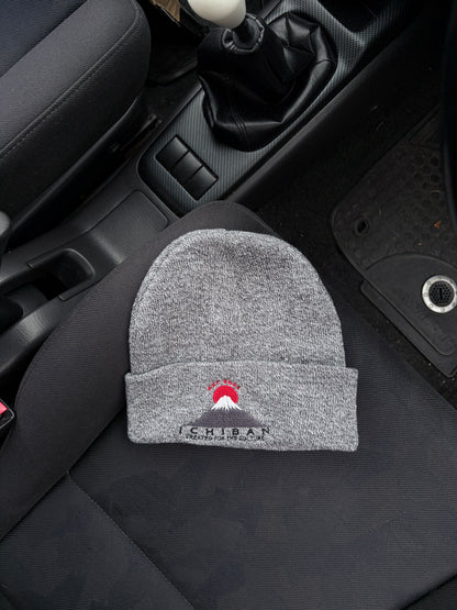 Mount Fuji Embroidered Beanie