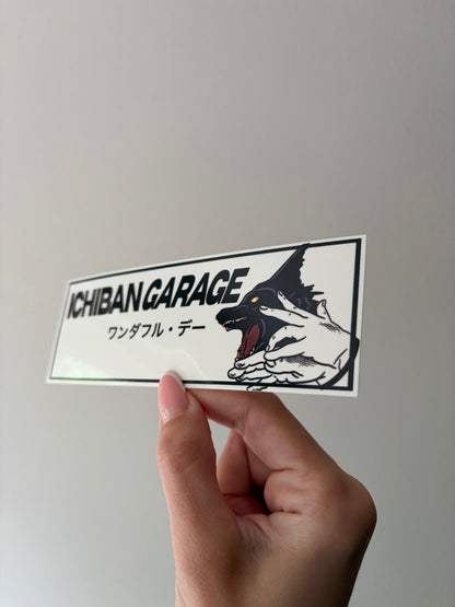 Divine Dog Slap Sticker