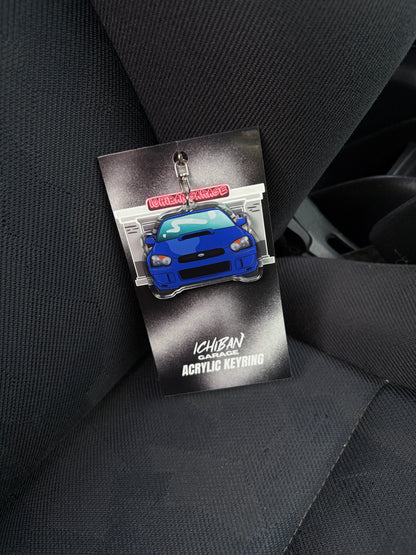 Impreza WRX Car Keychain