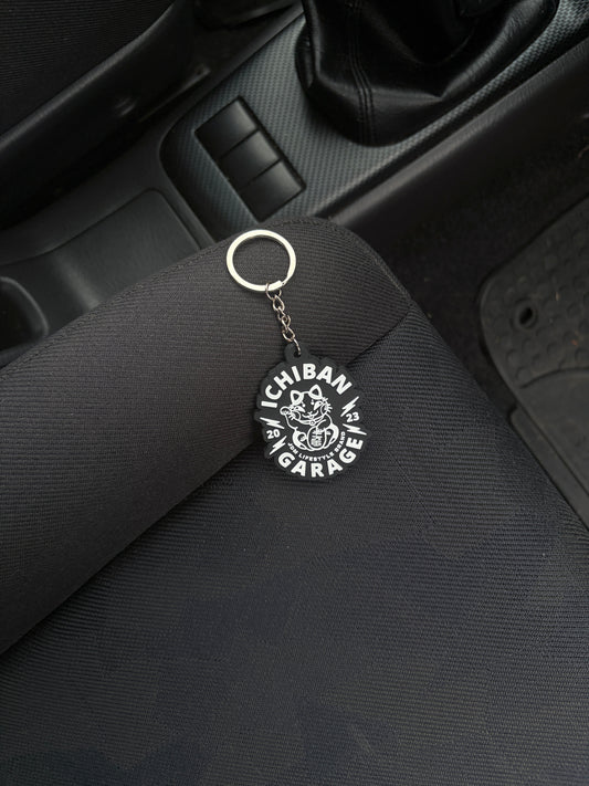 Ichiban Lucky Logo Keychain Black