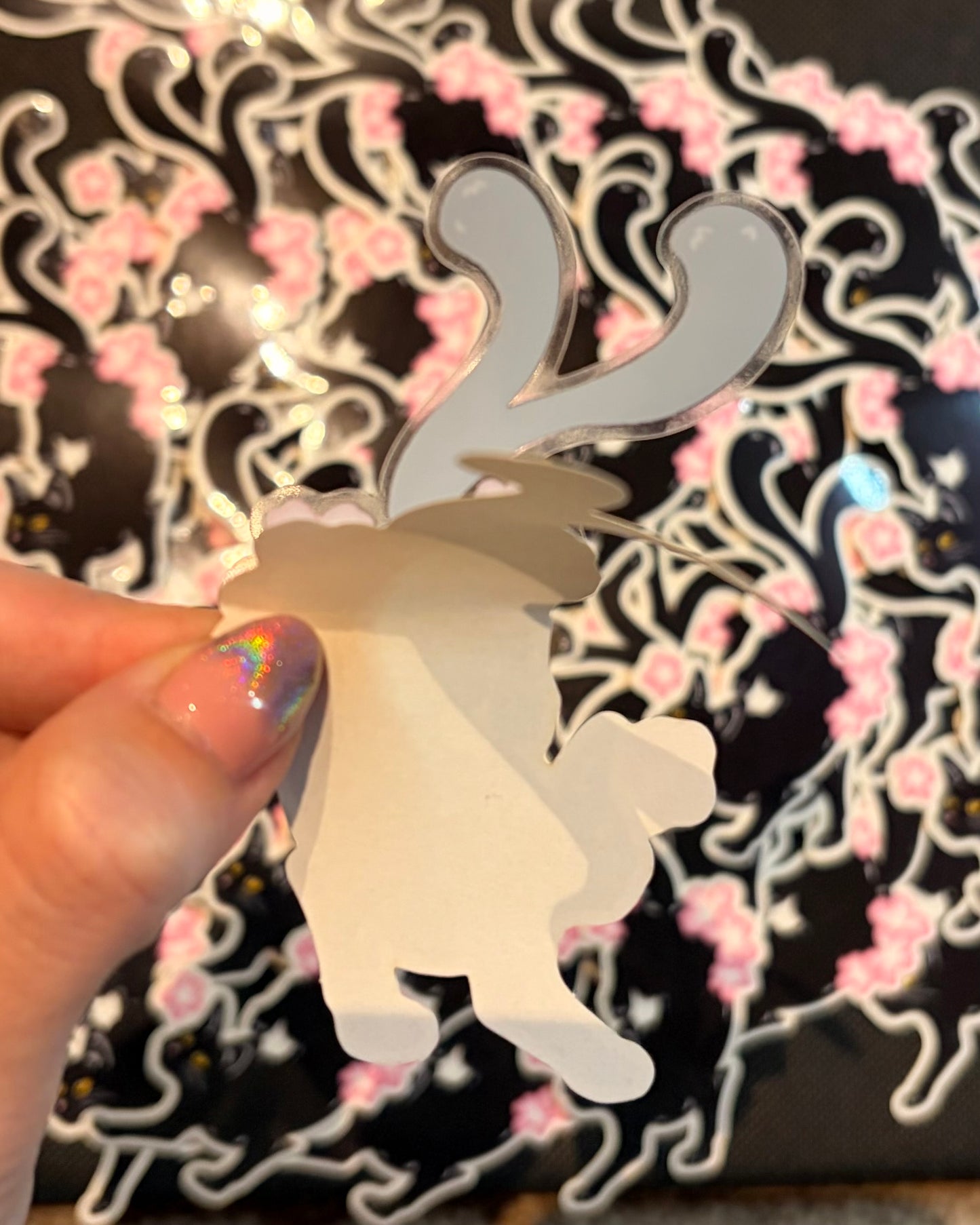 Sakura Bakeneko Kitty Sticker