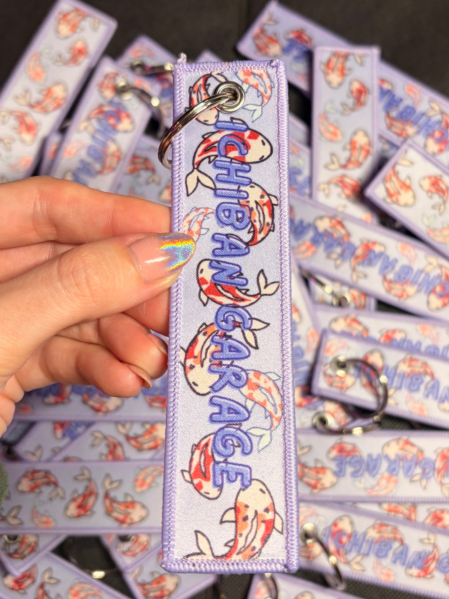 Koi Jet Tag Keychain