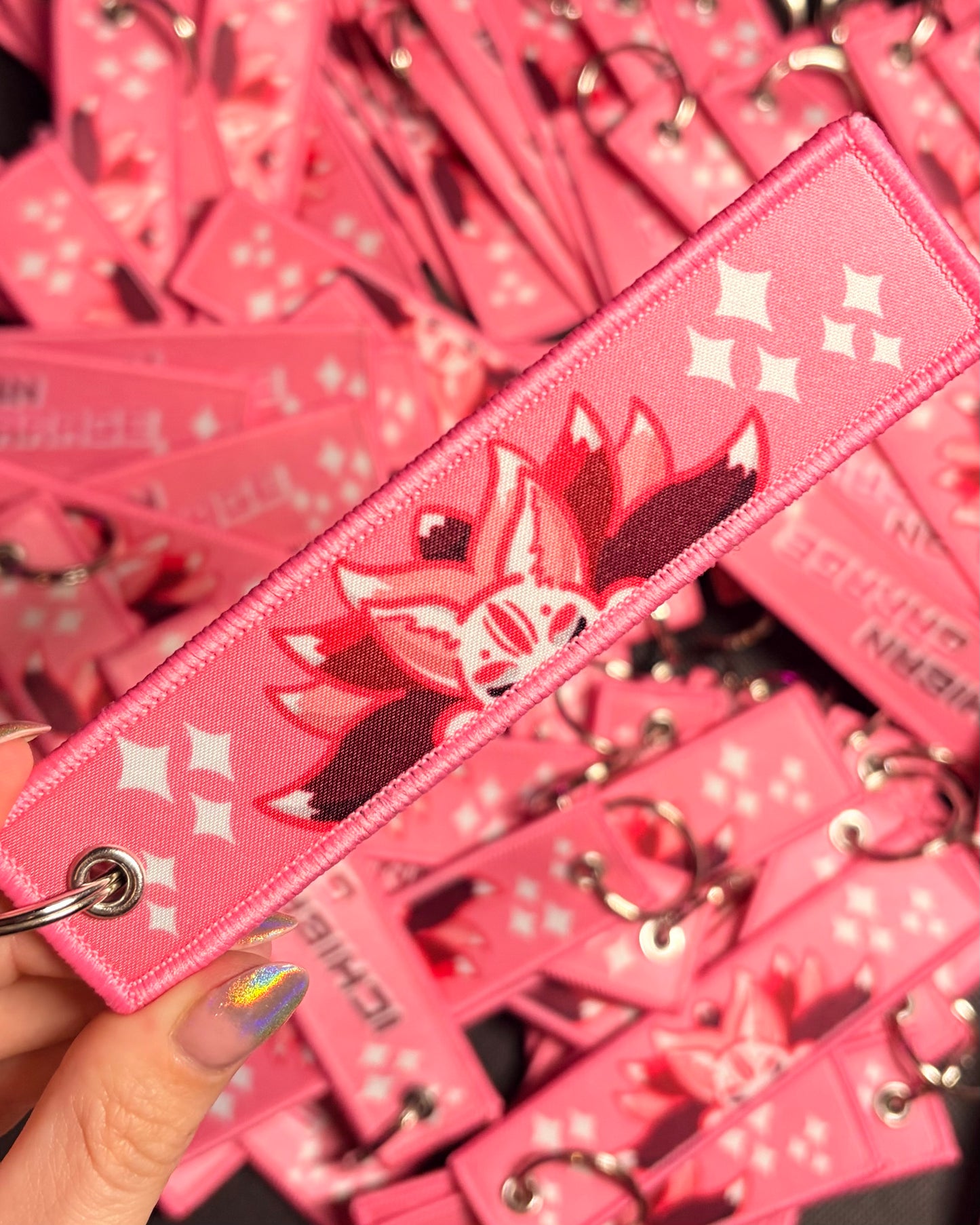 Kitsune Jet Tag Keychain