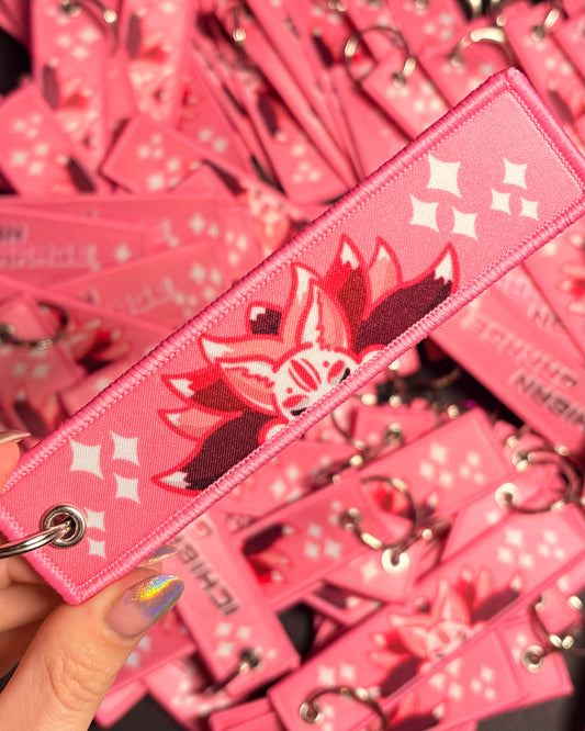 Kitsune Jet Tag Keychain