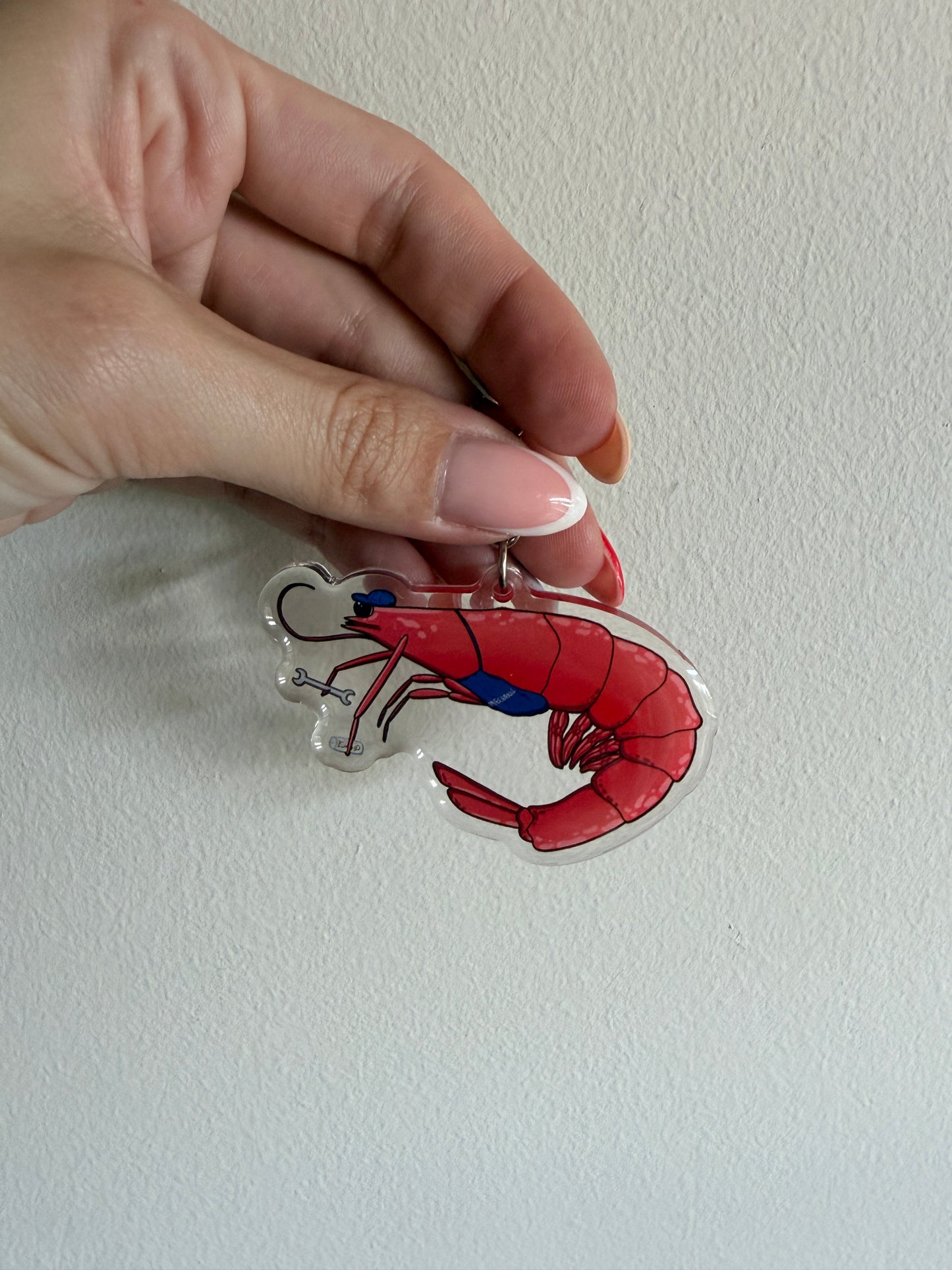 Shrimp Mechanic Keychain