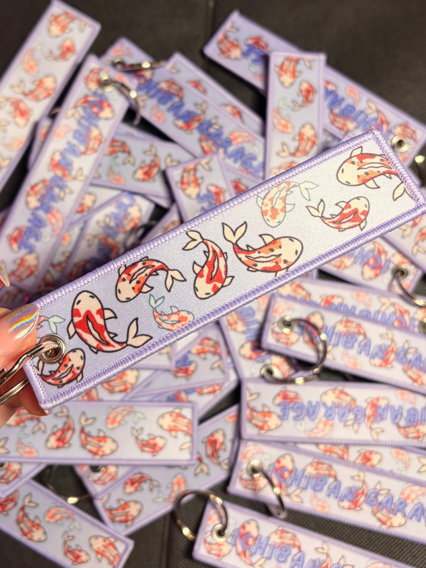 Koi Jet Tag Keychain