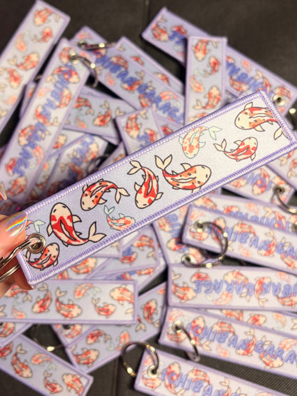 Koi Jet Tag Keychain