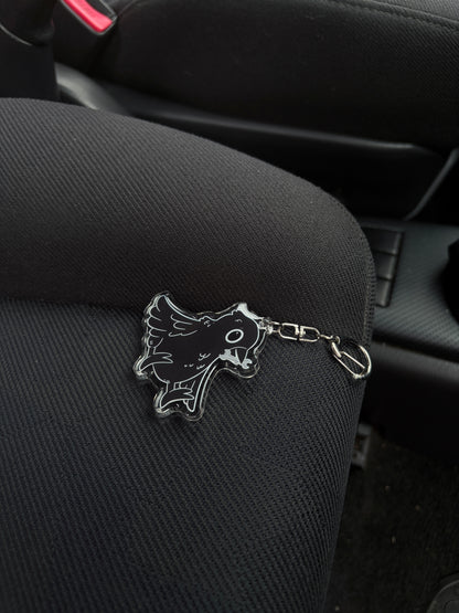Crow & Spanner Keychain