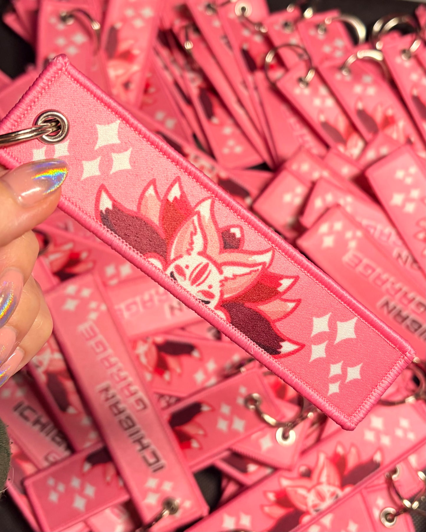 Kitsune Jet Tag Keychain