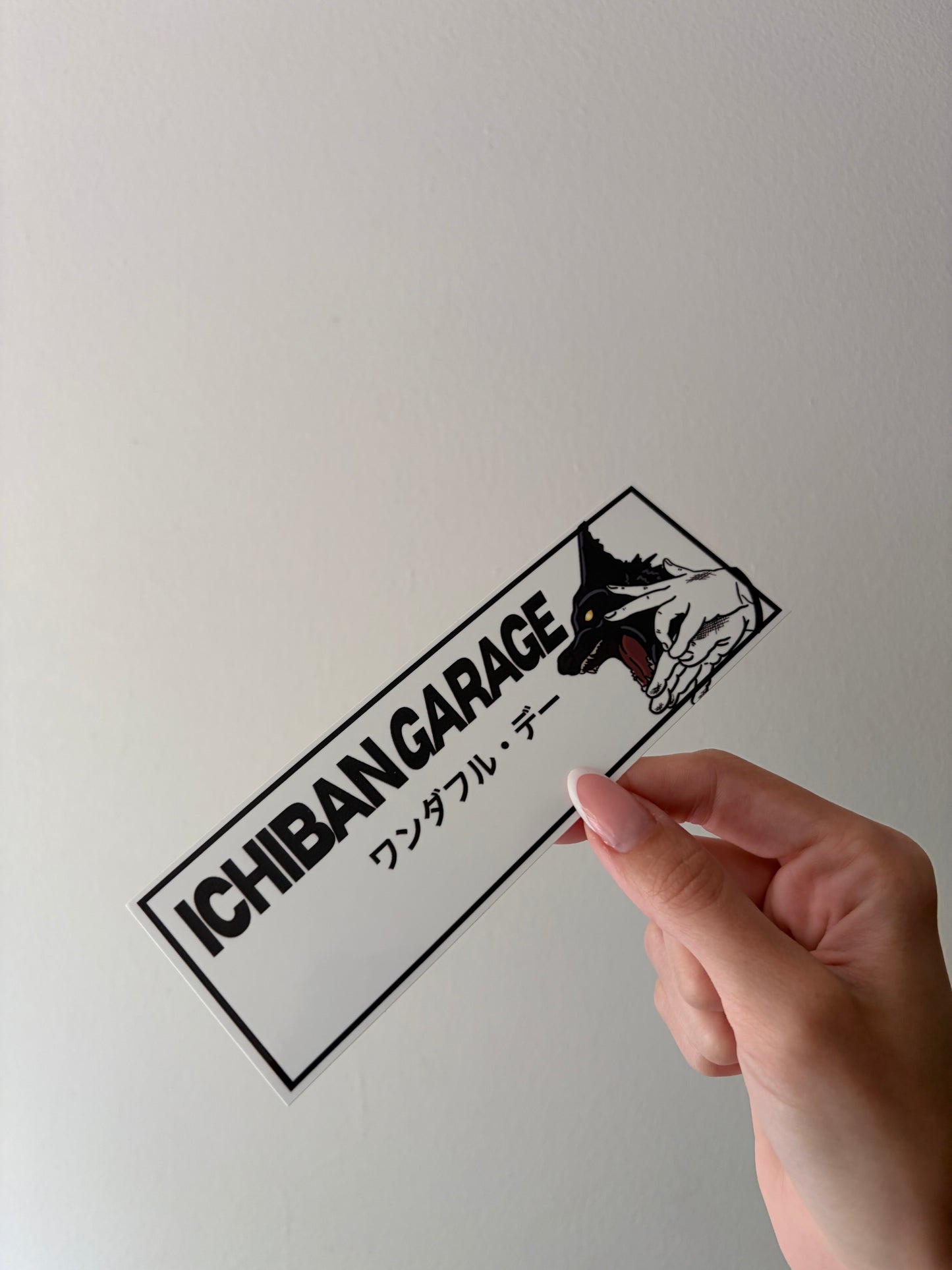 Divine Dog Slap Sticker