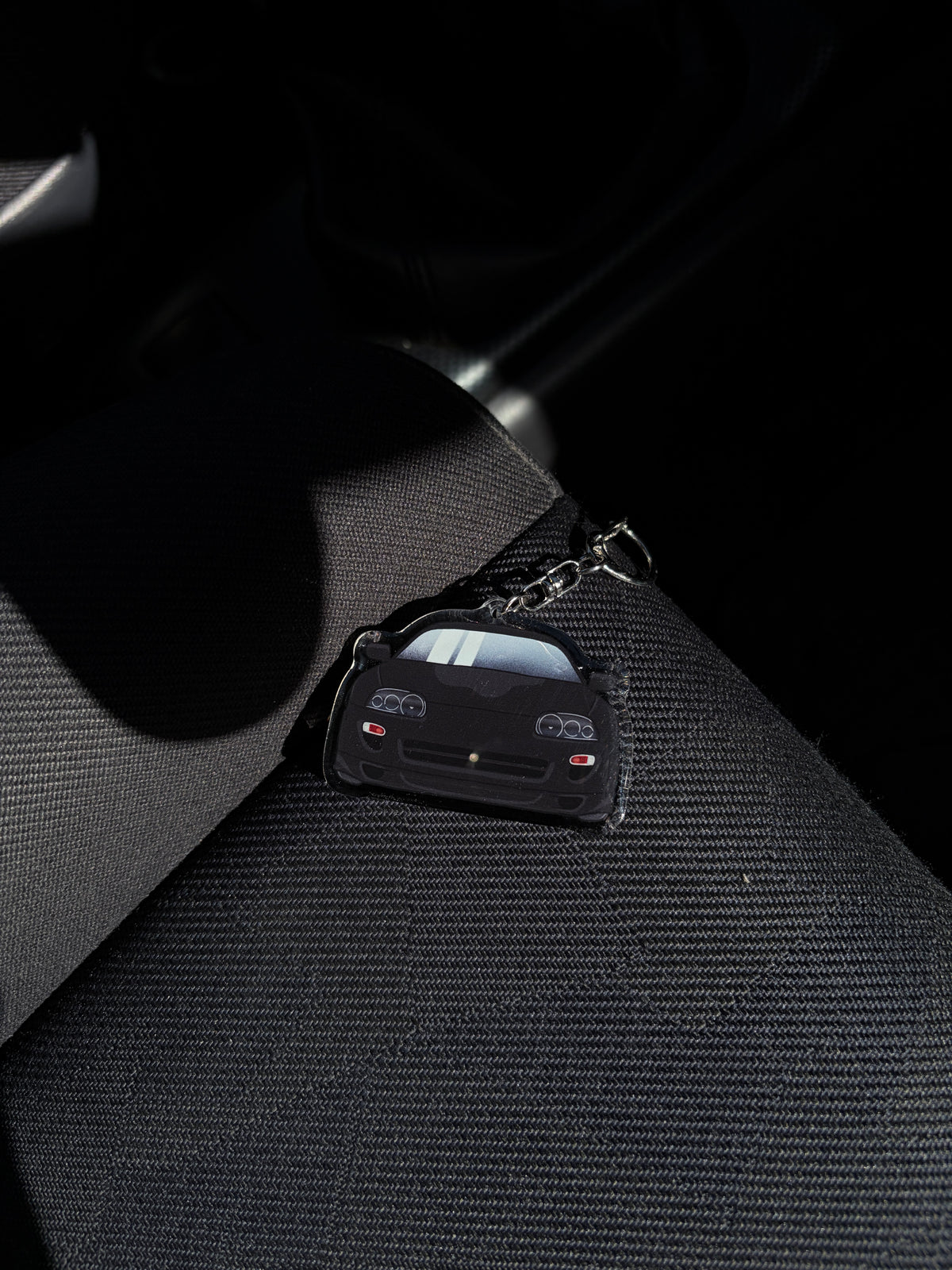 Supra Black Keychain
