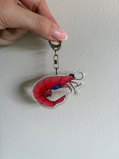 Shrimp Mechanic Keychain