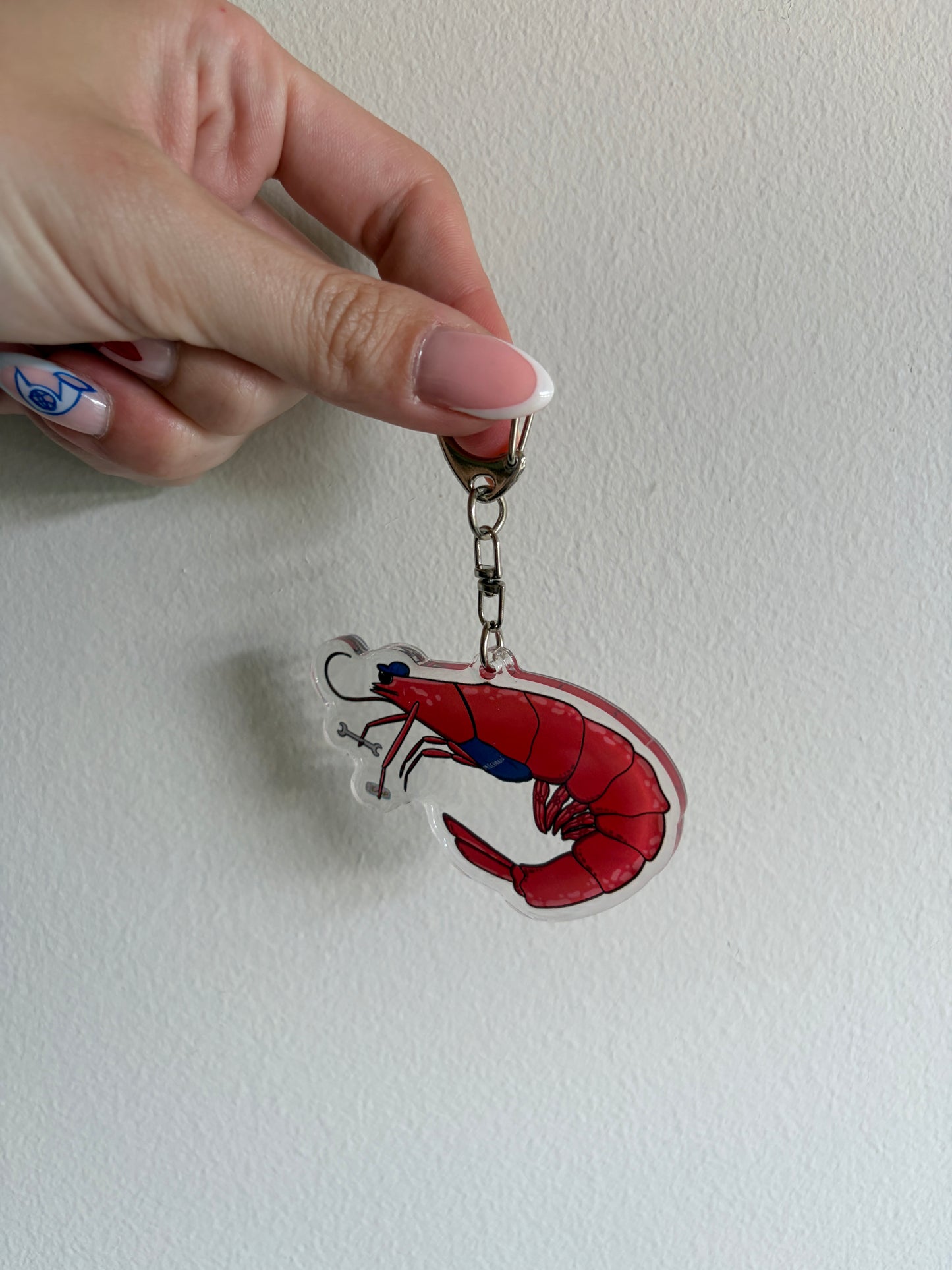 Shrimp Mechanic Keychain