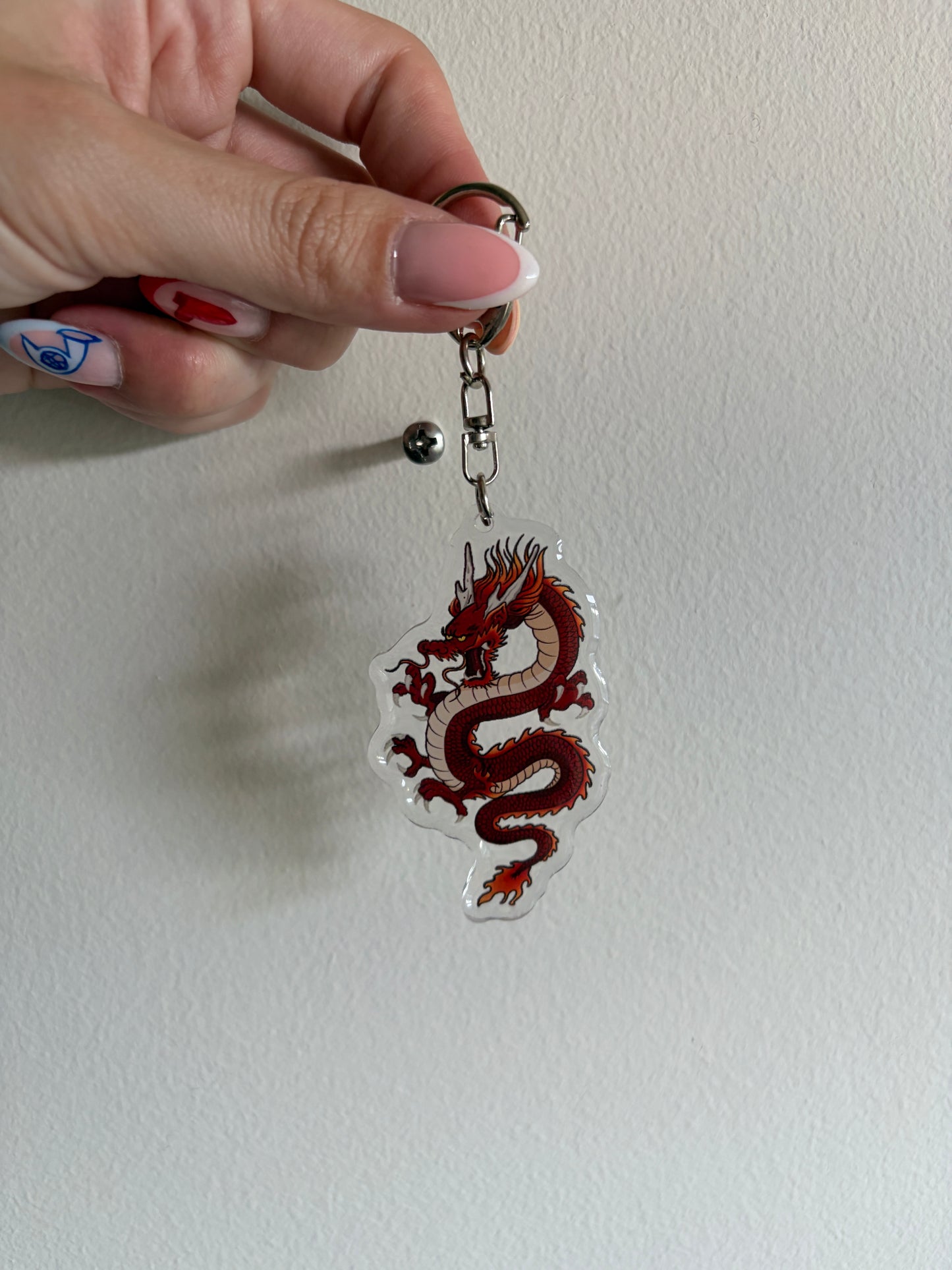 Fire Dragon Keychain