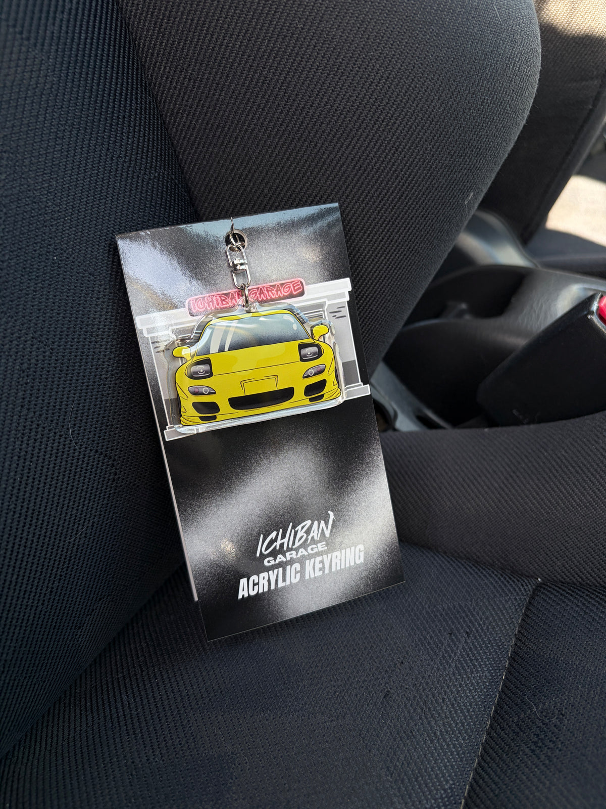 RX7 Car Keychain