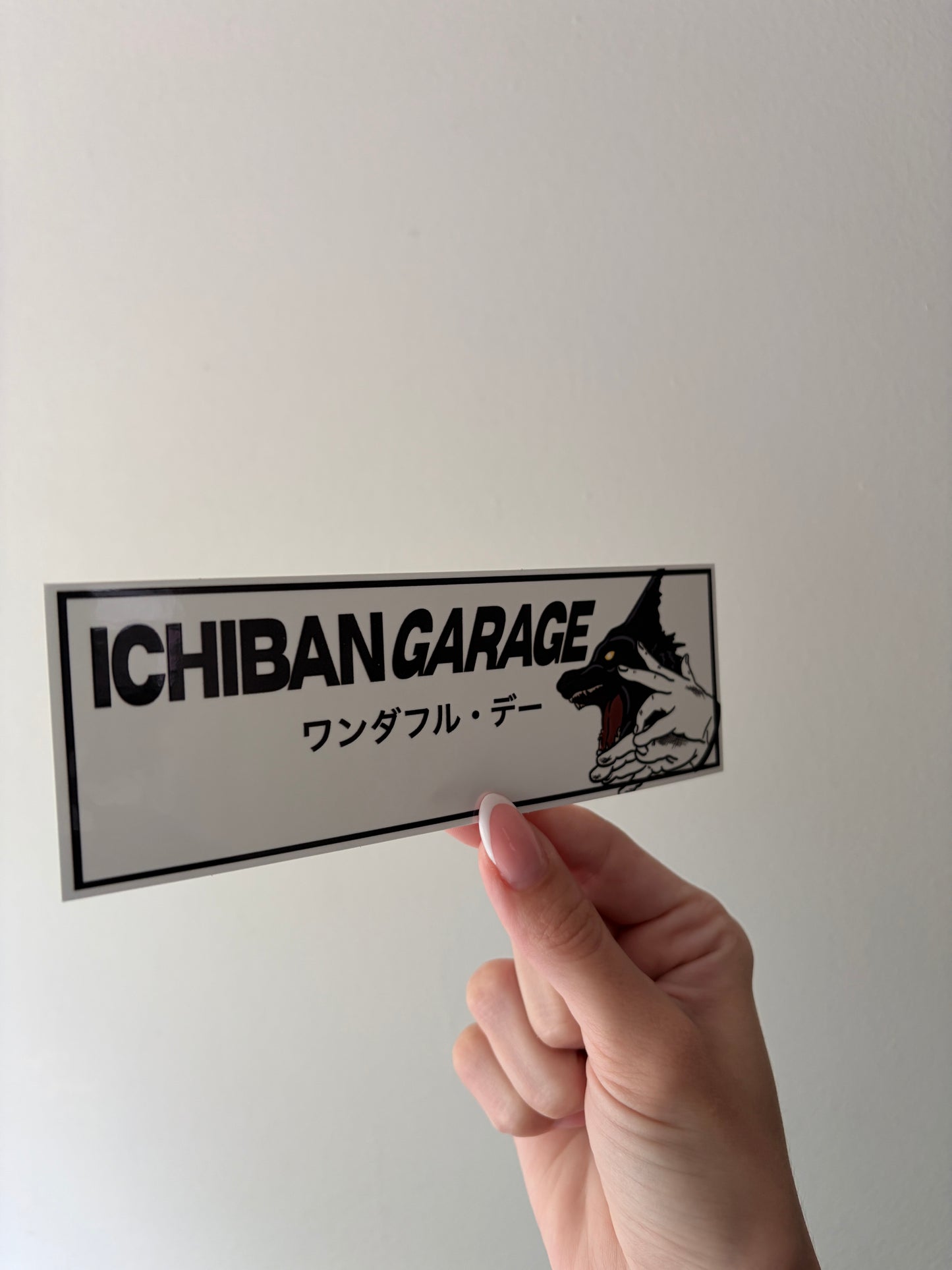 Divine Dog Slap Sticker