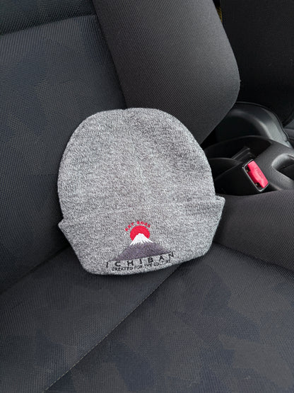 Mount Fuji Embroidered Beanie