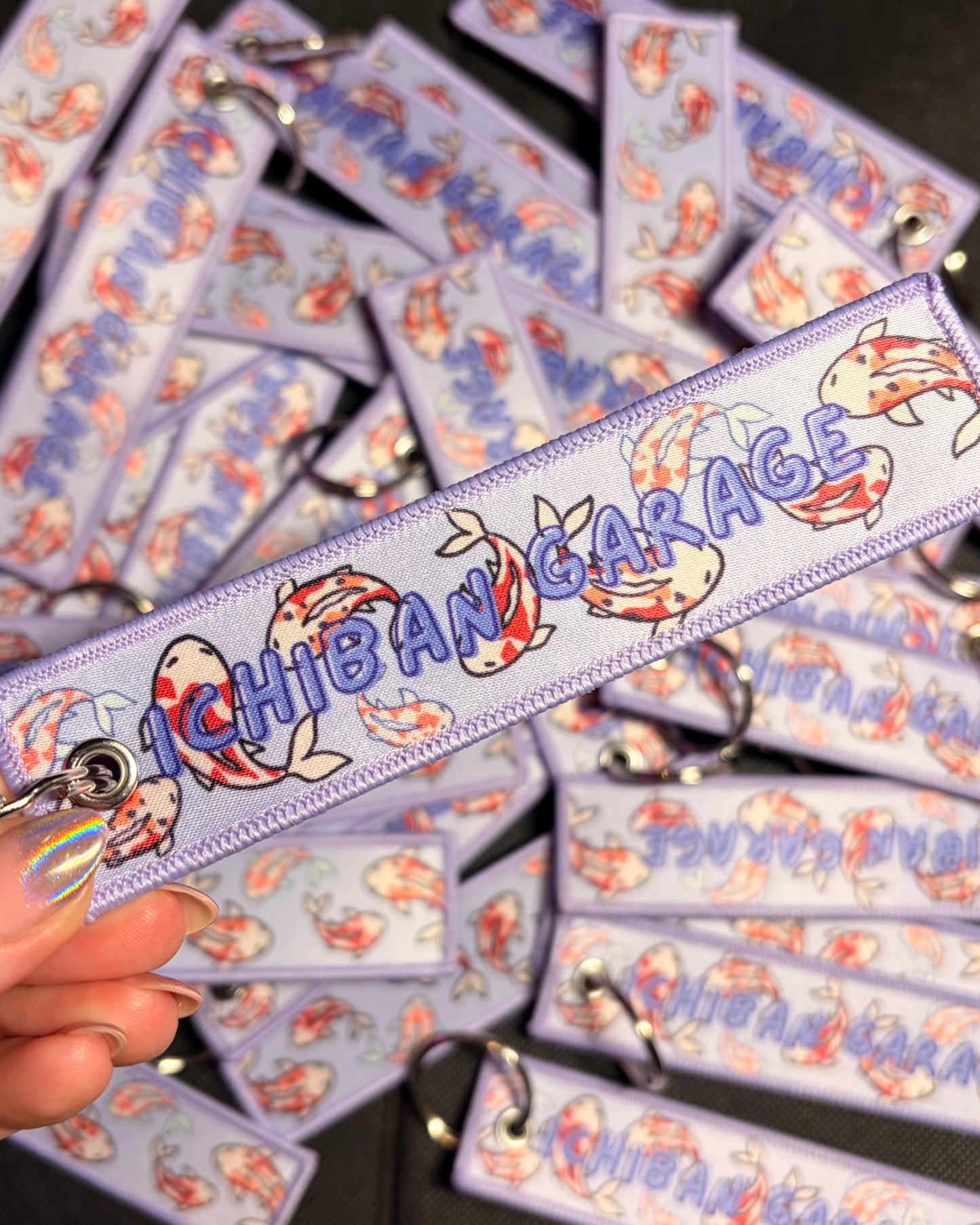 Koi Jet Tag Keychain