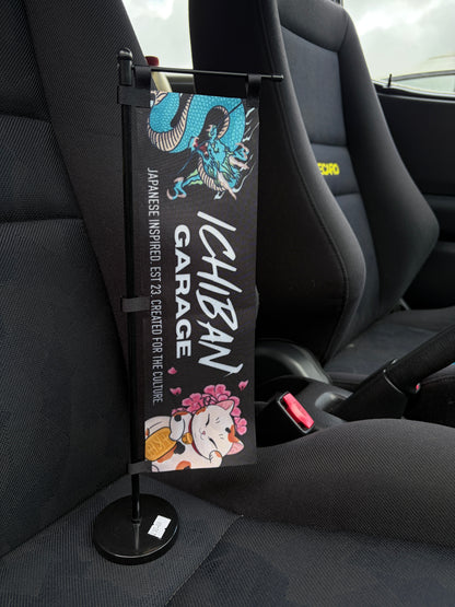 Ichiban Mascot Desk Flag